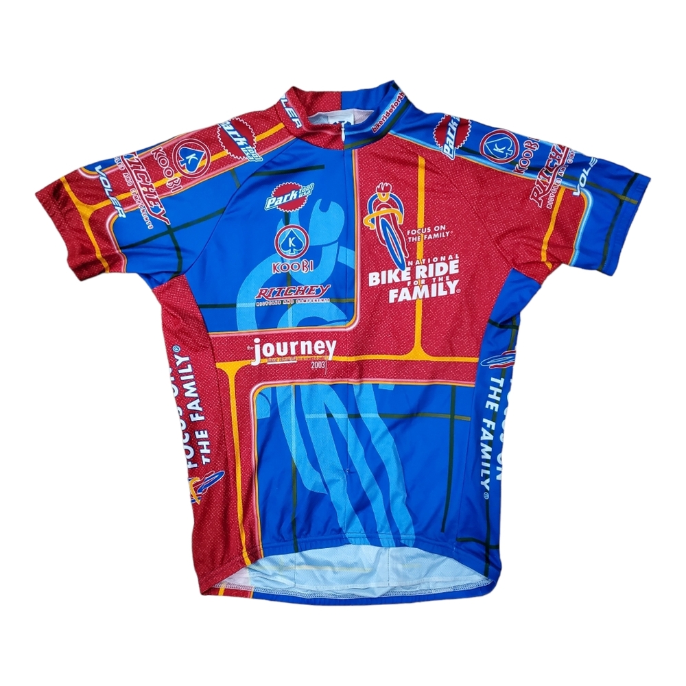 VOLER Cycling Jersey Shirt FOCUS ON THE FAMILY Sponsor Logo